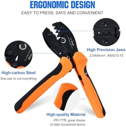 ECO-WORTHY Solar Crimper Kit: Connectors, Tools, Spanners Included
