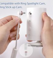 Kakajuelo Solar Panel for Ring Camera with 13ft Cable