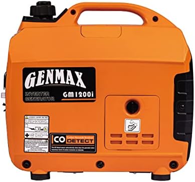 GENMAX 1200W Ultra-Quiet Inverter Generator: Portable & Efficient