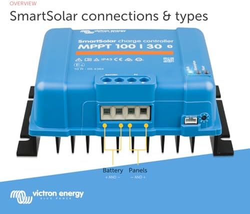 Victron SmartSolar MPPT 30A Solar Controller (Bluetooth Enabled)