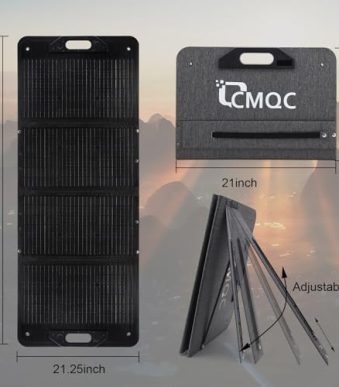 CMQC 100W Portable Solar Panel for Power Stations