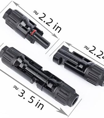 AirTACDINGJU 60PCS Solar Panel Connectors with Spanners IP67 Waterproof