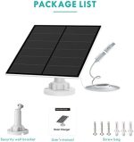 EverExceed 5W Solar Panel with 9.8ft Cable and IP65 Waterproof