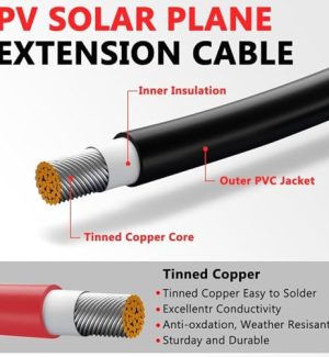 Vansdon 30ft 10AWG Solar Panel Extension Cable Kit