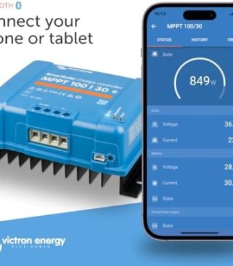 Victron SmartSolar MPPT 30A Solar Controller (Bluetooth Enabled)
