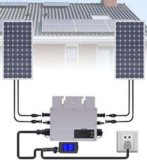 BANLICALI 700W Solar Micro Inverter Kit with LCD Display