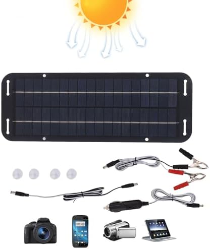 Qeelee 20W 12V Waterproof Solar Car Battery Charger