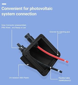 Slocable Weatherproof UV resistant double cable