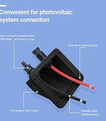 Slocable Weatherproof UV resistant double cable