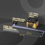 BougeRV Yuma 100W CIGS Thin-Film Flexible Solar Panel