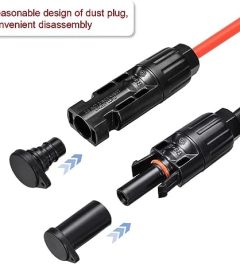 ELFCULB Solar Panel Connector Cap 6 Pairs of Weather Resistant