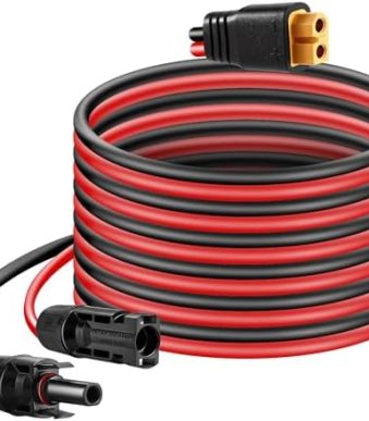 Headley Tools 50FT 12AWG Solar Panel Connector to XT60 Adapter