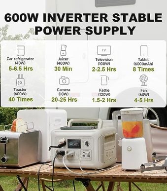 ALLPOWERS R600 BEIGE 299Wh Portable Power Station