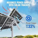 ECO-WORTHY Complete dual-axis solar tracker system increases power by 40%