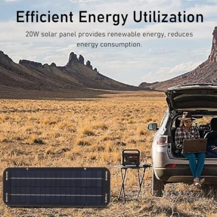 Qeelee 20W 12V Waterproof Solar Car Battery Charger
