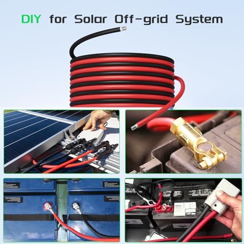 Bateria Power Solar Panel Extension Cable Kit for Outdoor Solar Panels