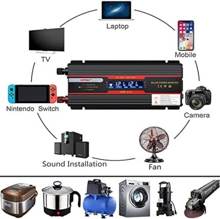 DDHVVOH 3000w Power Inverter: Ideal for Various Power Sources