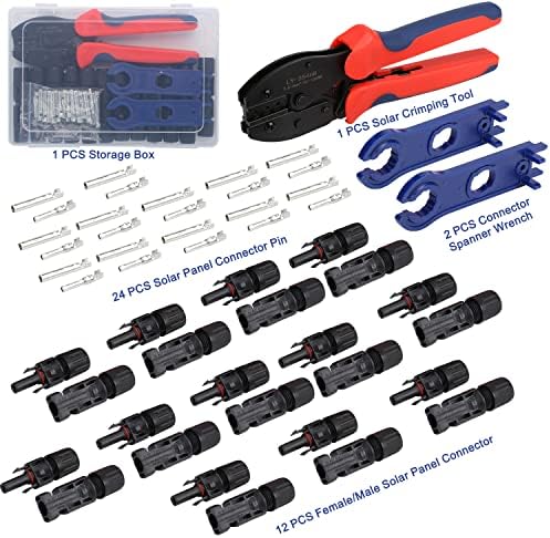 YXGOOD Solar Crimping Tool with Connectors and Wrenches
