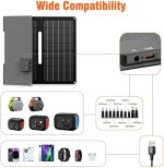 Portable 30W Solar Panel Charger for Camping and Power Stations