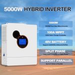 Y&H 5000W Hybrid Solar Inverter with MPPT Charge Controller