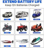 POWOXI 10W 12V Solar Car Battery Charger  Solar Panels Kit
