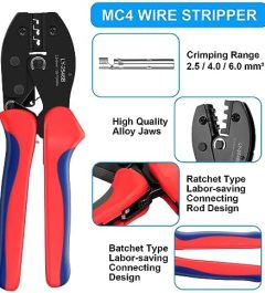 MWBFPAFC Solar Crimper Tool Kit for Solar Panel Cable