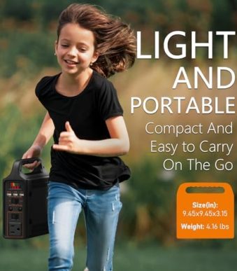 Evopow 280W Portable Power Station with 165Wh Backup Battery