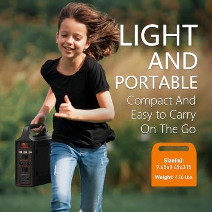 Evopow 280W Portable Power Station with 165Wh Backup Battery