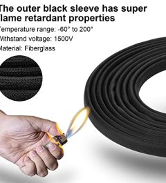 Shirbly Solar Panel Extension Cable 25FT 10AWG for Outdoor Use