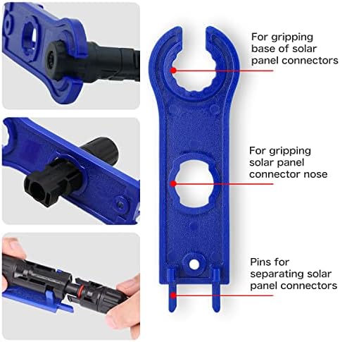 YXGOOD Solar Crimping Tool with Connectors and Wrenches