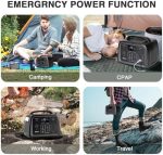 BLUERISE 320Wh Portable Power Station: Reliable Outdoor Power Backup
