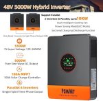 PowMr 5000W Solar Inverter with MPPT Controller