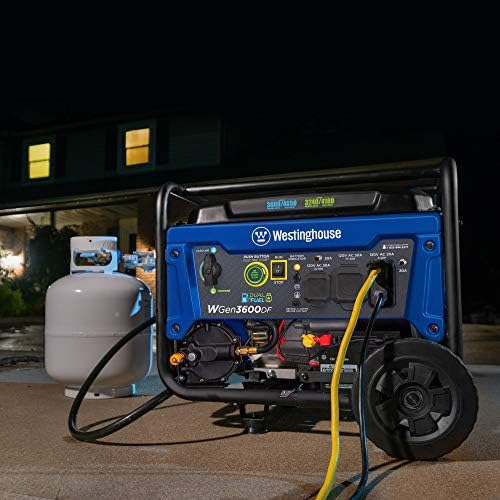 Westinghouse 4650W Dual Fuel Portable Generator with Remote Start