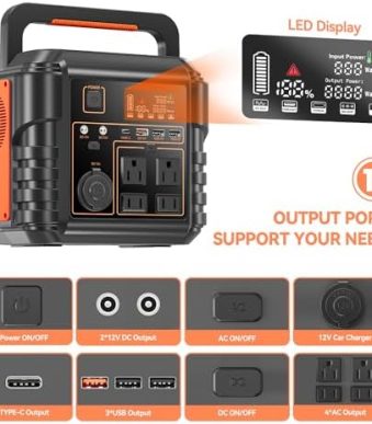 Steelite 300W Portable Power Station for Outdoors Camping