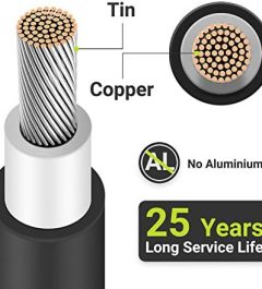 Newpowa Solar Extension Cable with Weatherproof Connectors, 10AWG