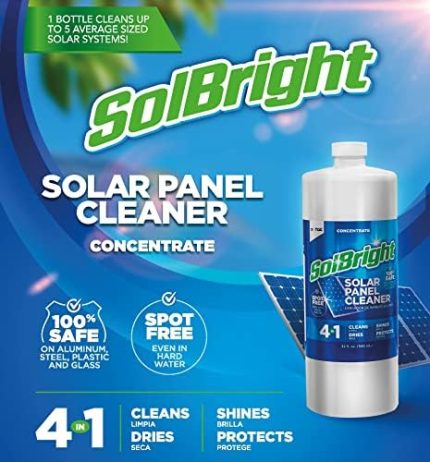 Rotak SolBright: Concentrated Cleaner for Spotless Solar Panels