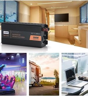 CHGAOY 500W Pure Sine Wave Inverter for Home, RV, Truck