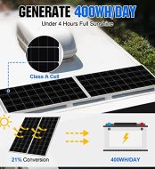 ECO-WORTHY High-Efficiency 100W 12V Solar Panel for Off-Grid Applications