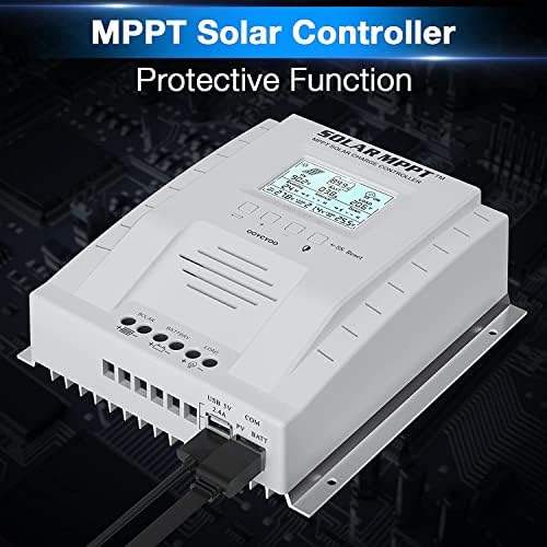 OOYCYOO 60A MPPT Solar Charge Controller 60 amp