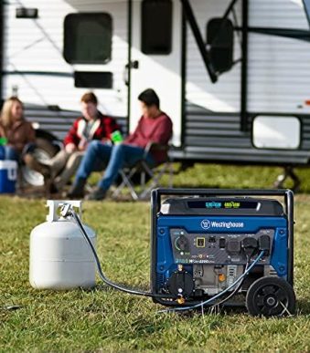 Westinghouse 6600W Dual Fuel Portable Generator, CO Sensor, CARB Compliant