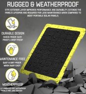 SunJack 15W Waterproof Solar Panel Charger for Outdoor Use