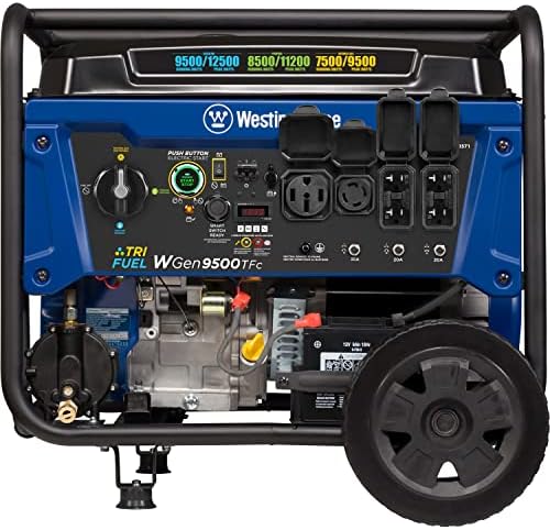 Westinghouse 12500W Tri-Fuel Portable Generator with Remote Start