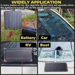 SUNAPEX 20W Solar Panel Car Battery Charger Portable