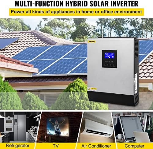 VEVOR 3KVA Hybrid Solar Inverter with PWM Controller