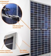 Futuresolar 36pcs 550W Bifacial Monocrystalline Solar Panel