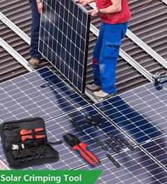 Oududianzi Solar Crimper Kit for PV Cable Connectors and Wire