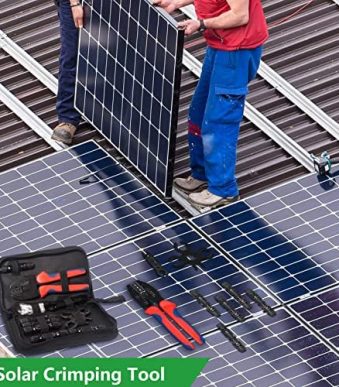 Oududianzi Solar Crimper Kit for PV Cable Connectors and Wire