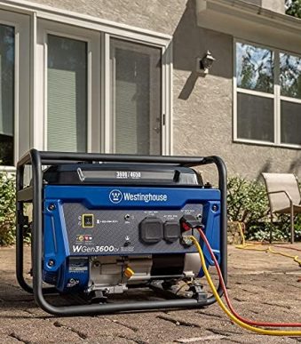Westinghouse 4650W Portable Generator with CO Sensor, Blue