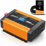 Ampeak 2000W Power Inverter with Remote and Multiple Ports