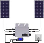 BANLICALI 700W Solar Micro Inverter Kit with LCD Display